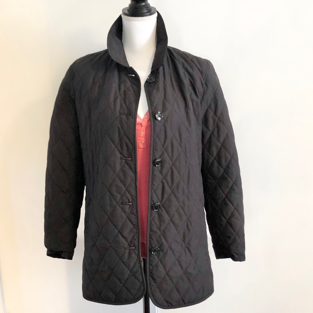 Women’s GAP Black Quilted Lightweight Coat Size S